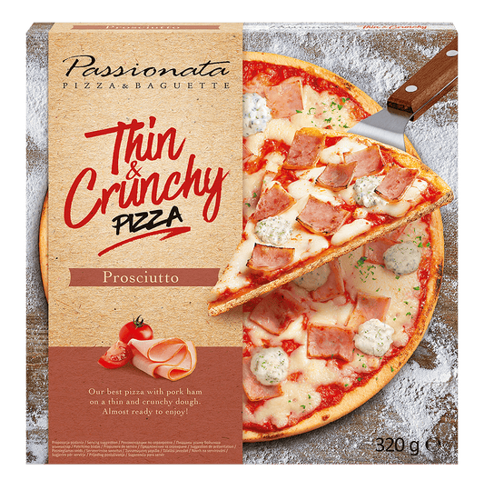 Замразена Пица Passionata Thin & Crunchy Prosciutto 320 г