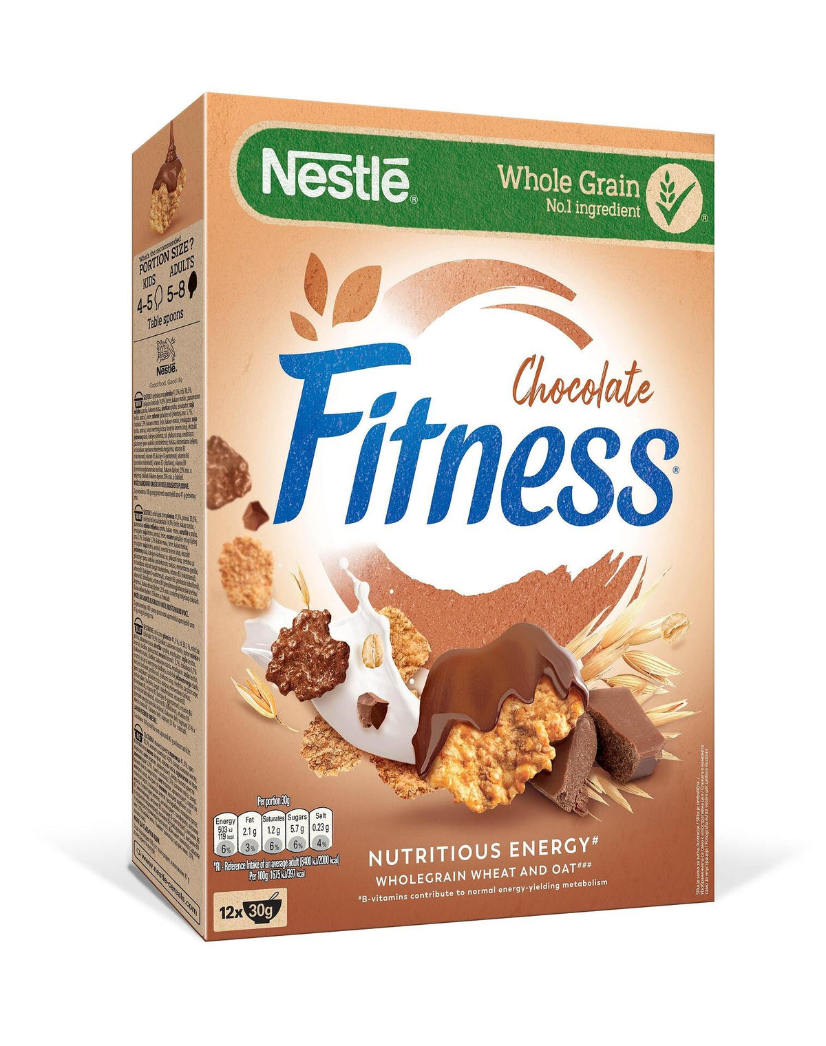 Зърнена закуска FITNESS шоколад 375 г
